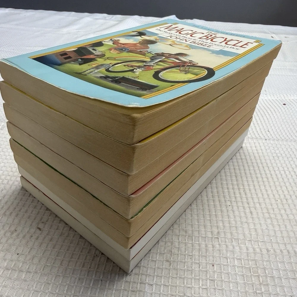Magic Bicycle Book Set 1-8 John Bibee Spirit Flyer Series Paperbacks Young Adult